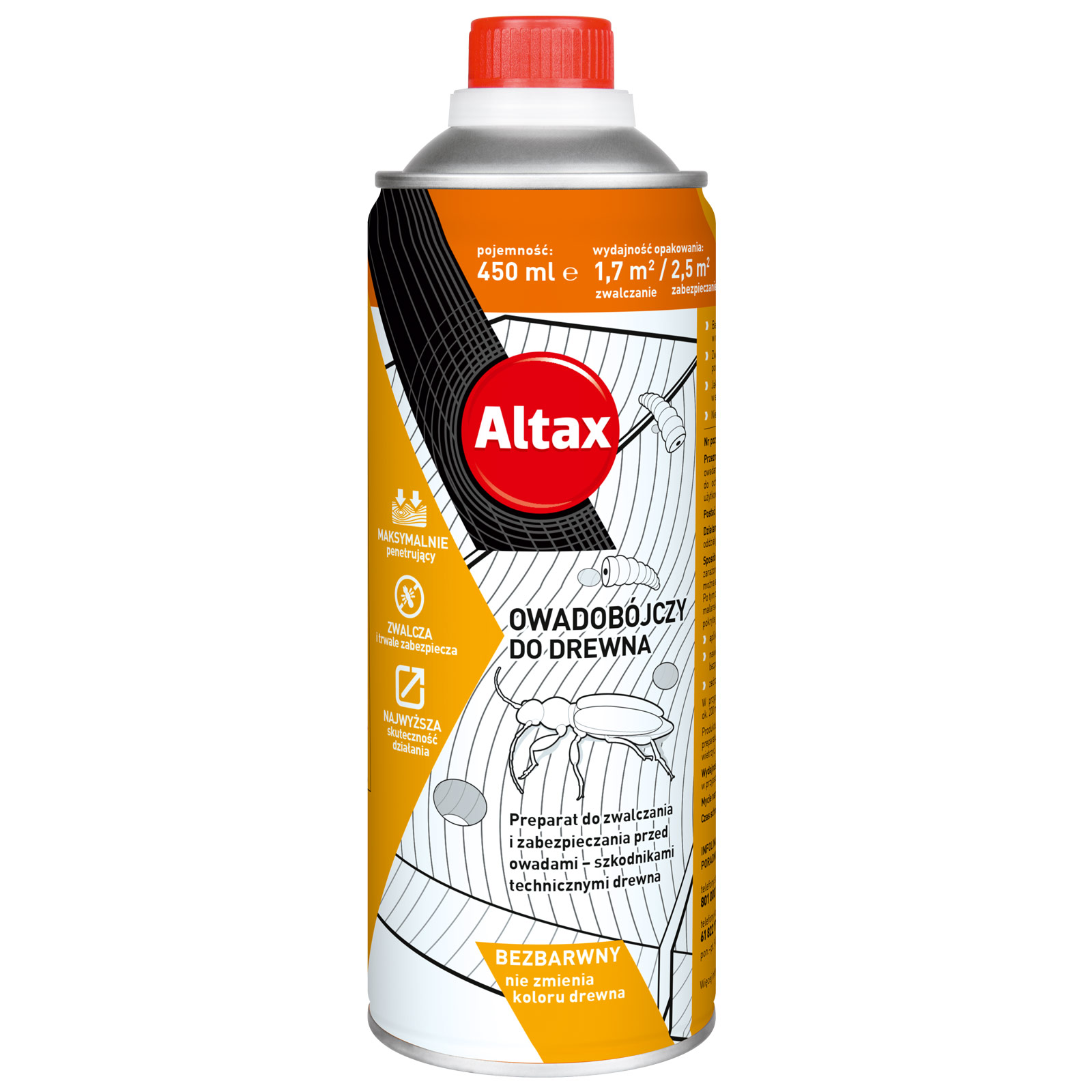 ALTAX – ხის ჭიის ( ხის მღრნელის) ანტისეპტიკური ინსექციდი – 750მლ — ლაქები, ზეთები და წებოები